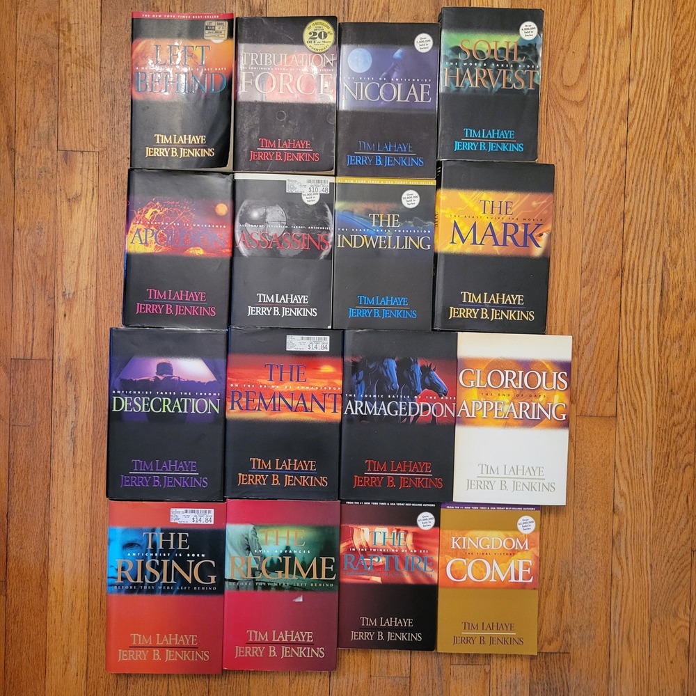 16 Left Behind Series Tim LaHaye Jerry B Jenkins Books End Times Prophecy Gift
